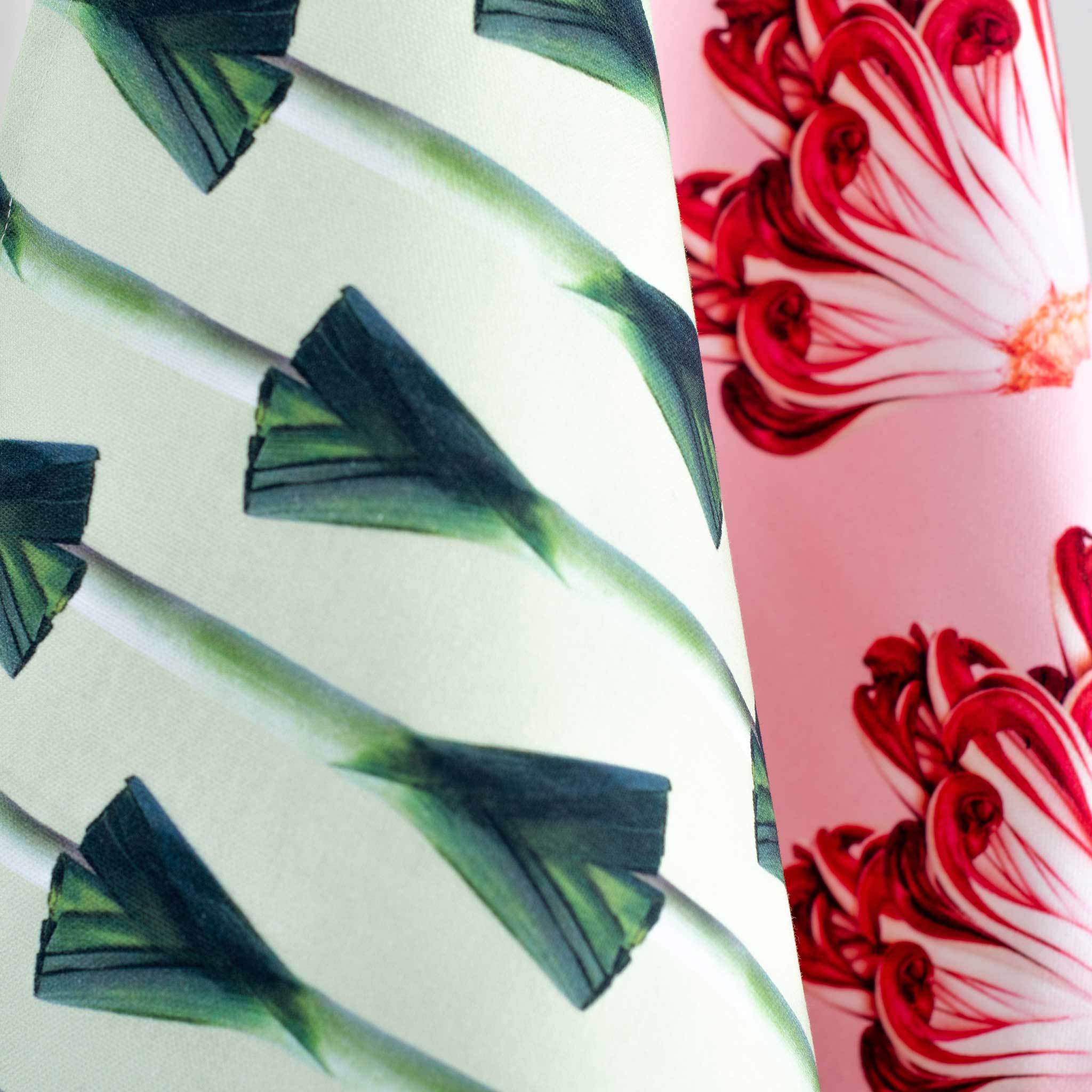 RADICCHIO & PORRI | Cotton TEA TOWELS | Set of 2 | Roman Luyken | Peppermint Products