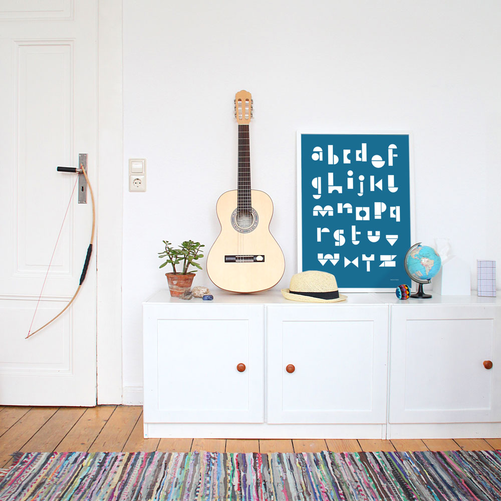 SNUG.ABC | BUCHSTABEN POSTER | Snug Studio - Charles & Marie