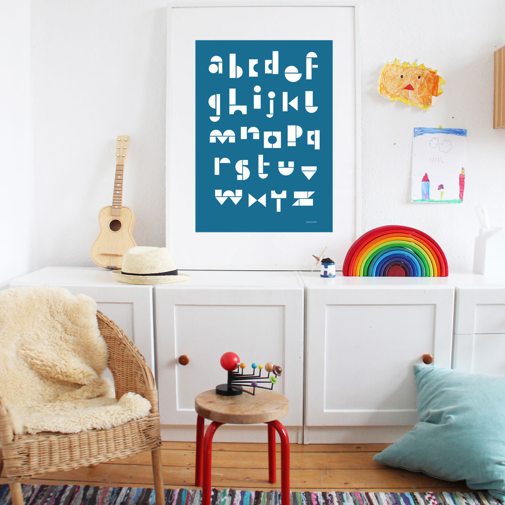 SNUG.ABC | BUCHSTABEN POSTER | Snug Studio - Charles & Marie
