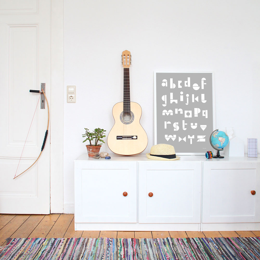 SNUG.ABC | BUCHSTABEN POSTER | Snug Studio - Charles & Marie