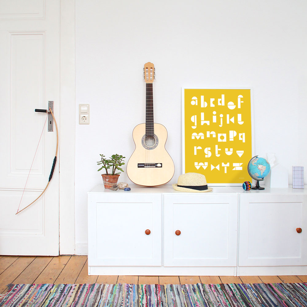 SNUG.ABC | BUCHSTABEN POSTER | Snug Studio - Charles & Marie