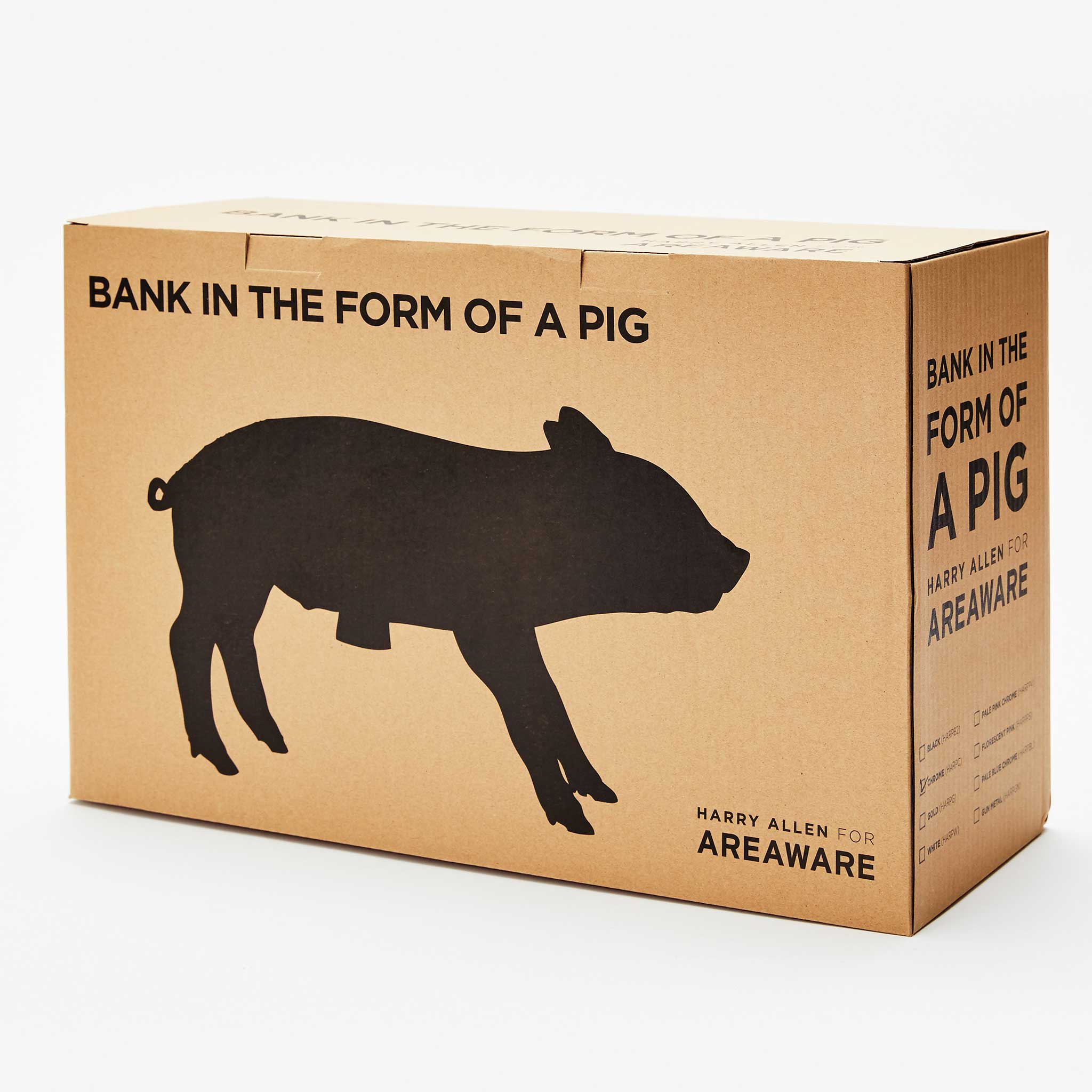 BANK in form of a PIG | großes SPARSCHWEIN | Harry Allen | Areaware
