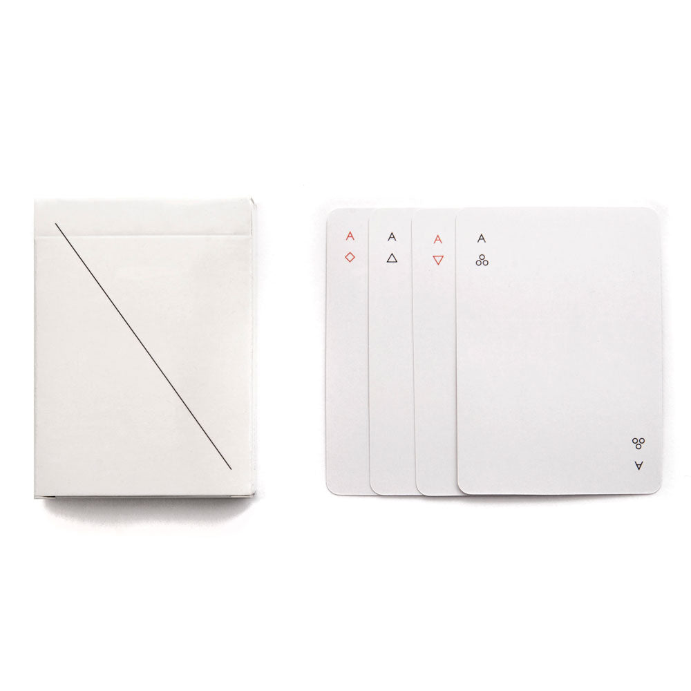 MINIM | minimalistische SPIEL-KARTEN | 52er Blatt | Joe Doucet | Areaware
