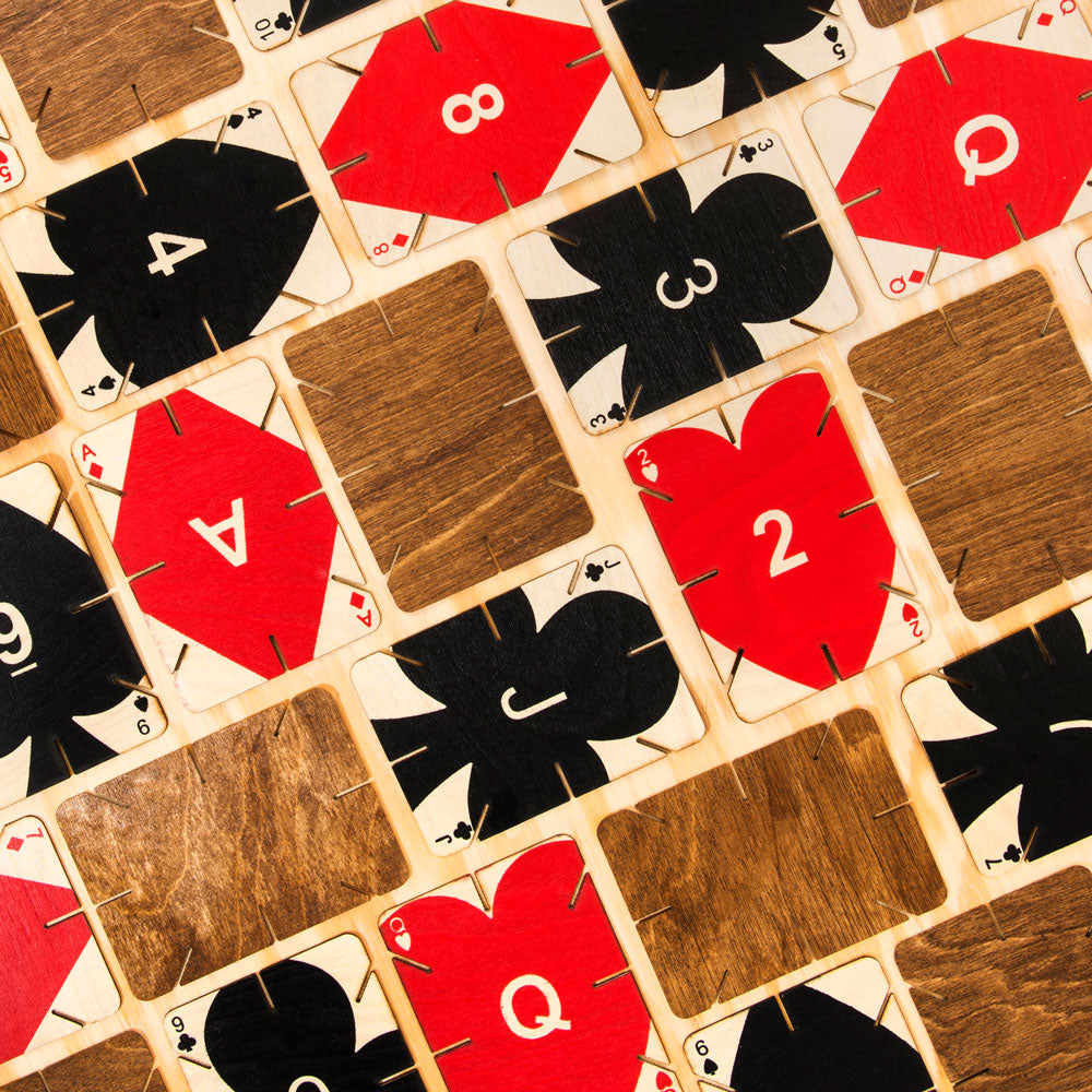 PLYWOOD | Holz-SPIELKARTEN | Donald Corey | Areaware - Charles & Marie