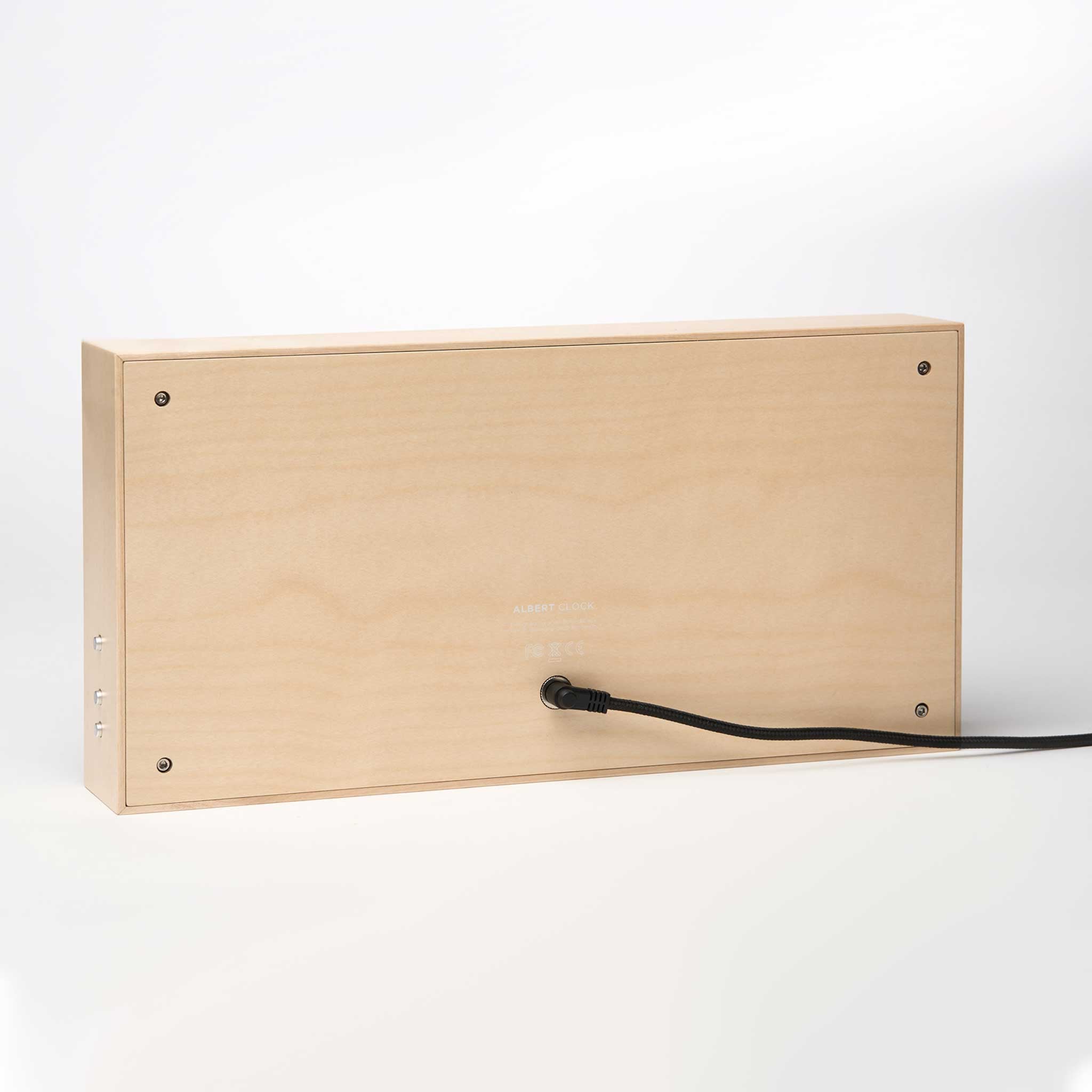 ALBERT CLOCK | DIGITAL-UHR für Tisch, Regal & Wand | Axel Schindlbeck | MNTNT