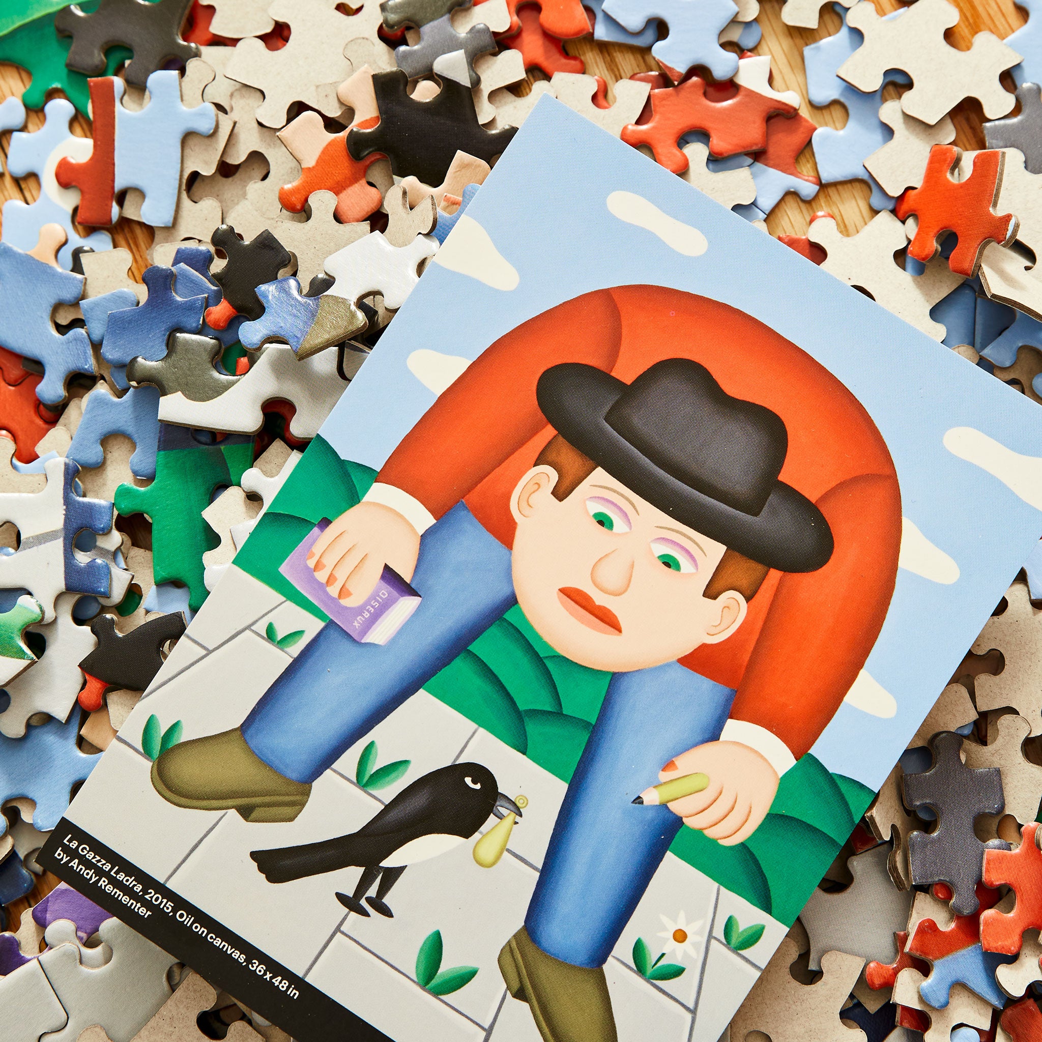 LA GAZZA LADRA | ANDY PUZZLE | 500 Teile | Andy Rementer | Areaware