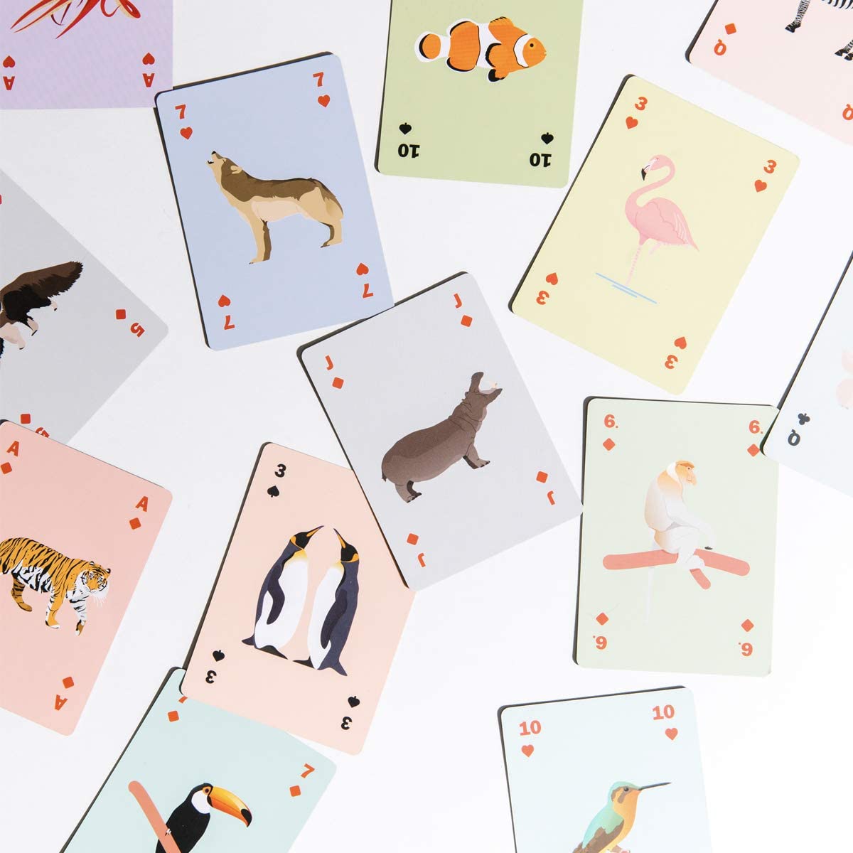 ANIMALS | TIER SPIELKARTEN | 54 Karten | The Cool Club