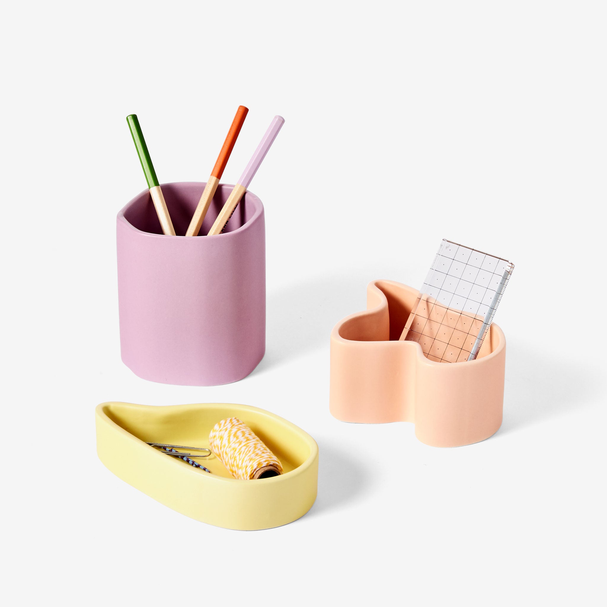 ASSEMBLY DESK SET | 3-teiliges SCHREIBTISCH SET | Alex Proba | Areaware