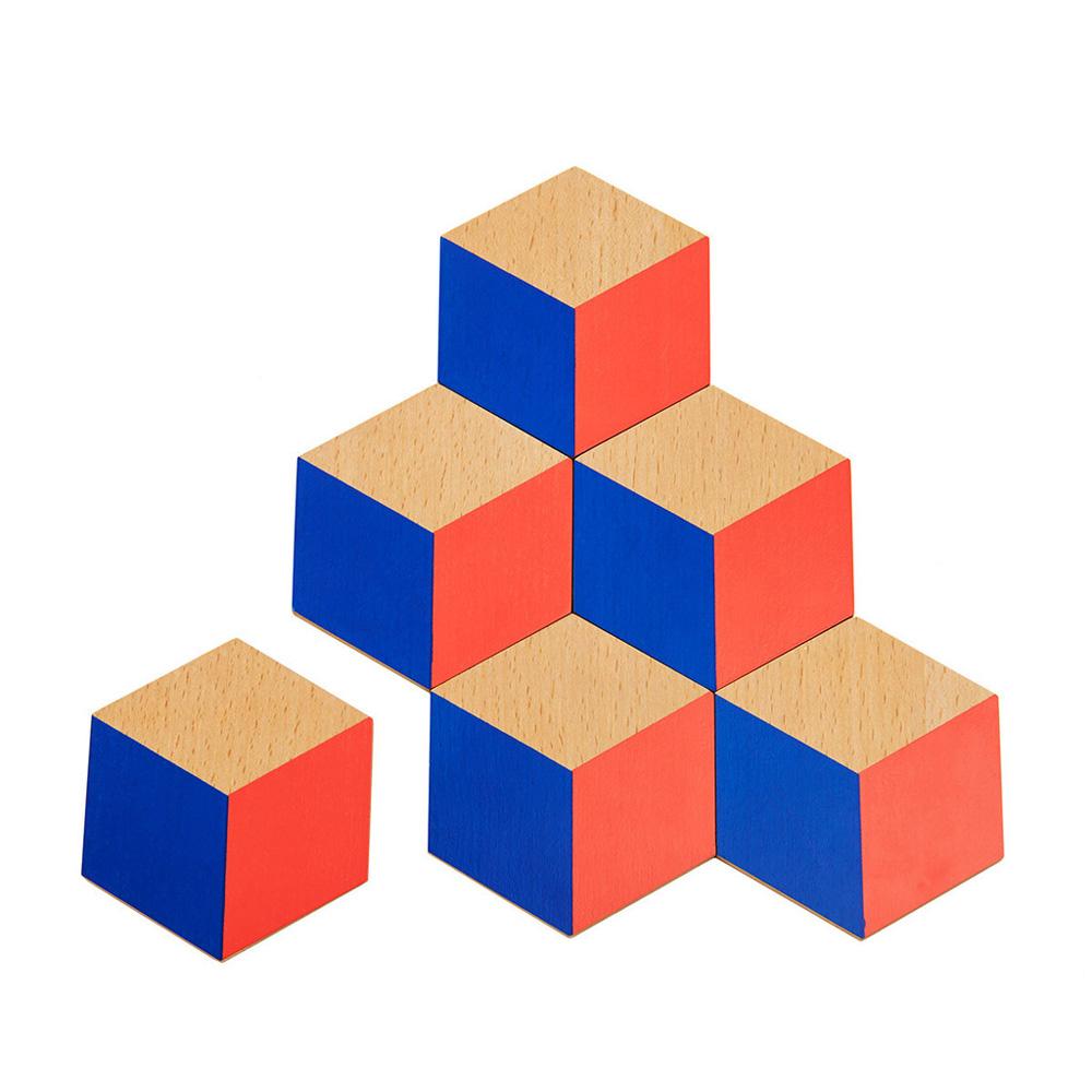 TABLE TILES | Wooden COASTERS with 3D graphics | Set of 6 | Bower | Areaware