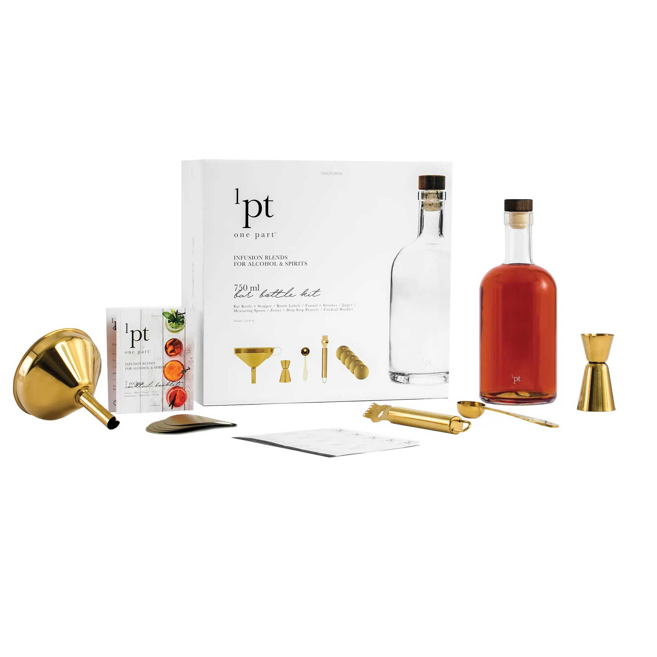 1PT BAR BOTTLE KIT | COCKTAIL- & BARZUBEHÖR-SET | Teroforma
