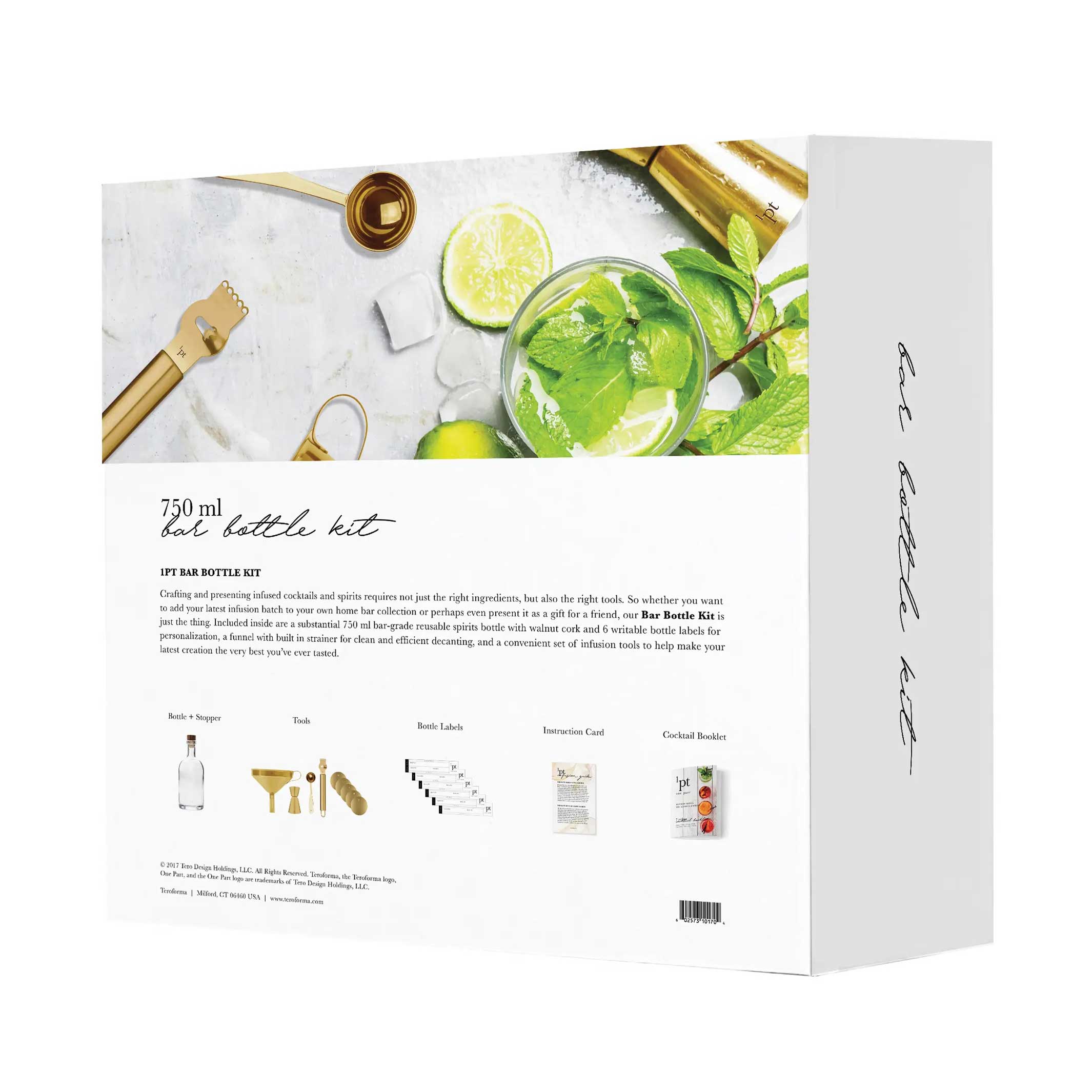 1PT BAR BOTTLE KIT | COCKTAIL- & BARZUBEHÖR-SET | Teroforma