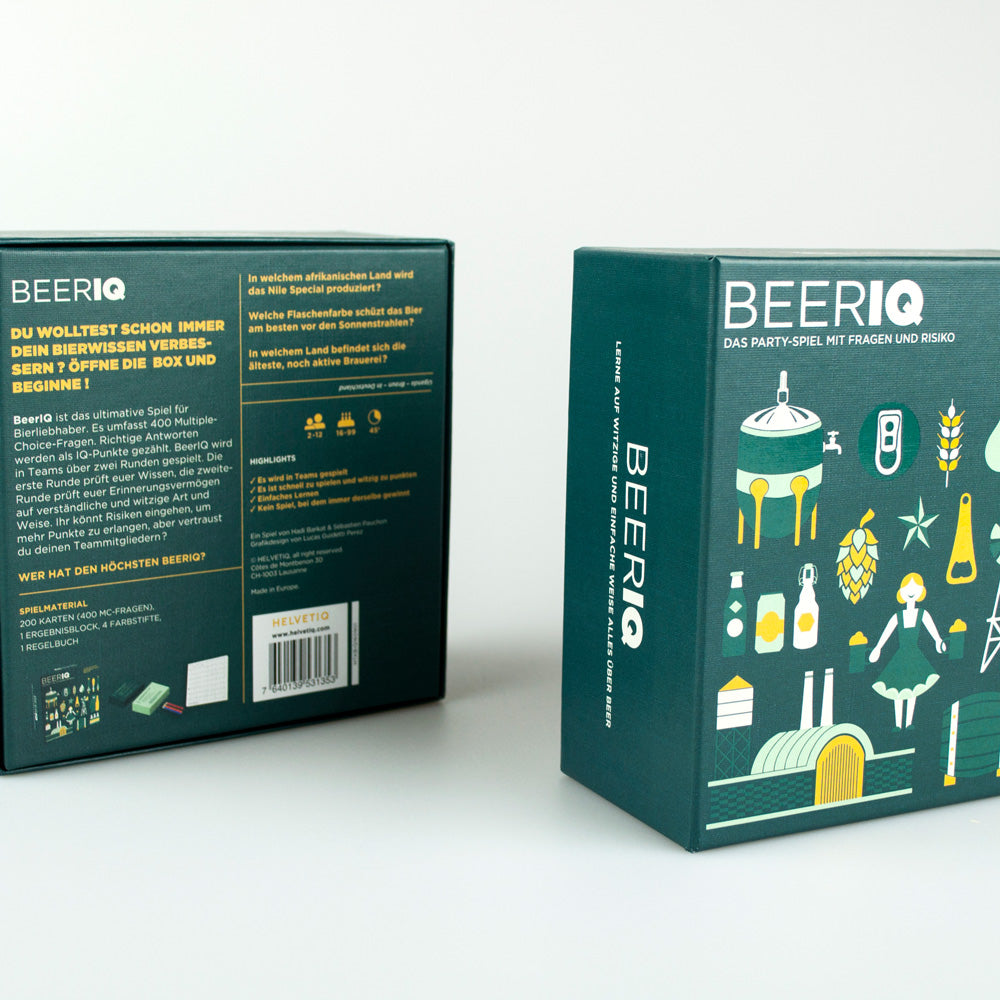 BeerIQ | BIER-WISSEN- & QUIZSPIEL | Helvetiq - Charles & Marie