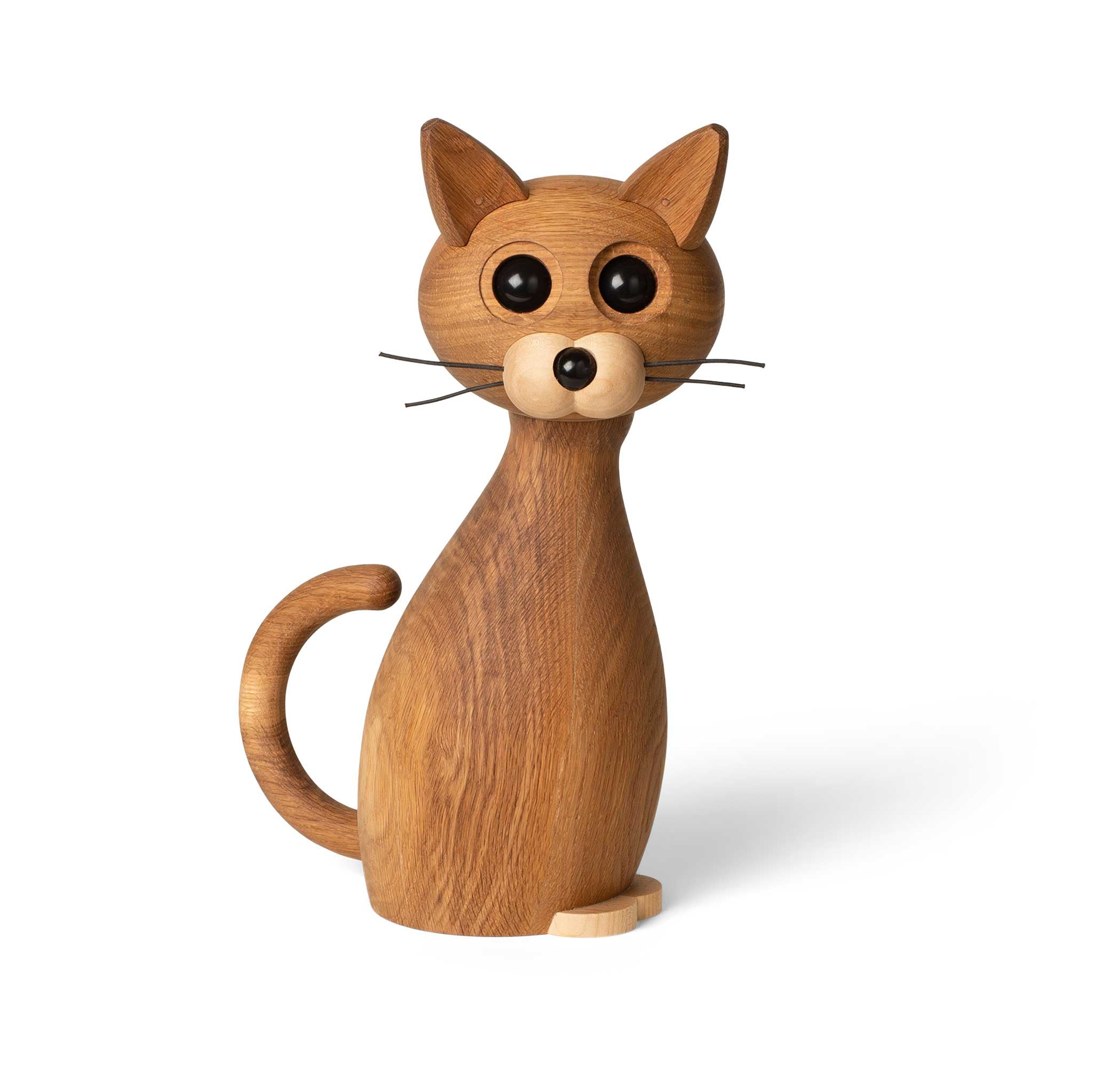 BIG LUCKY THE CAT | große KATZE | Holz-DEKOFIGUR | Chresten Sommer | Spring Copenhagen
