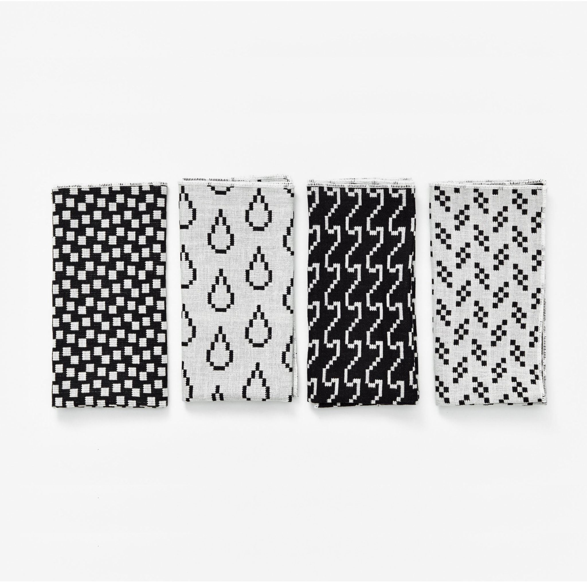 BITMAP TEXTILES | 4 SERVIETTEN | Susan Kare | Areaware - Charles & Marie