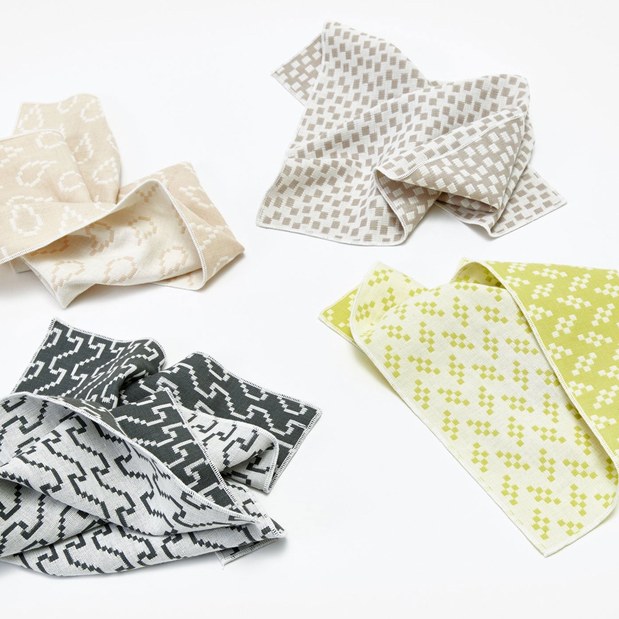 BITMAP TEXTILES | 4 SERVIETTEN | Susan Kare | Areaware - Charles & Marie