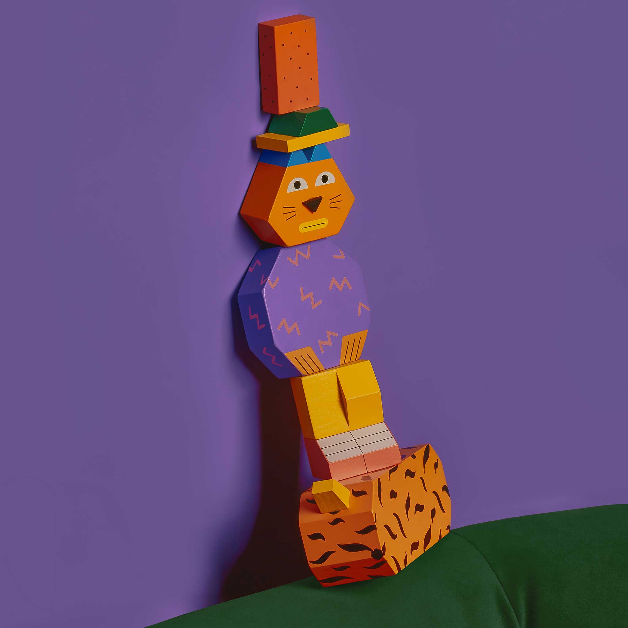 BLOCK PARTY | Holz FIGUREN | Andy Rementer | Areaware - Charles & Marie