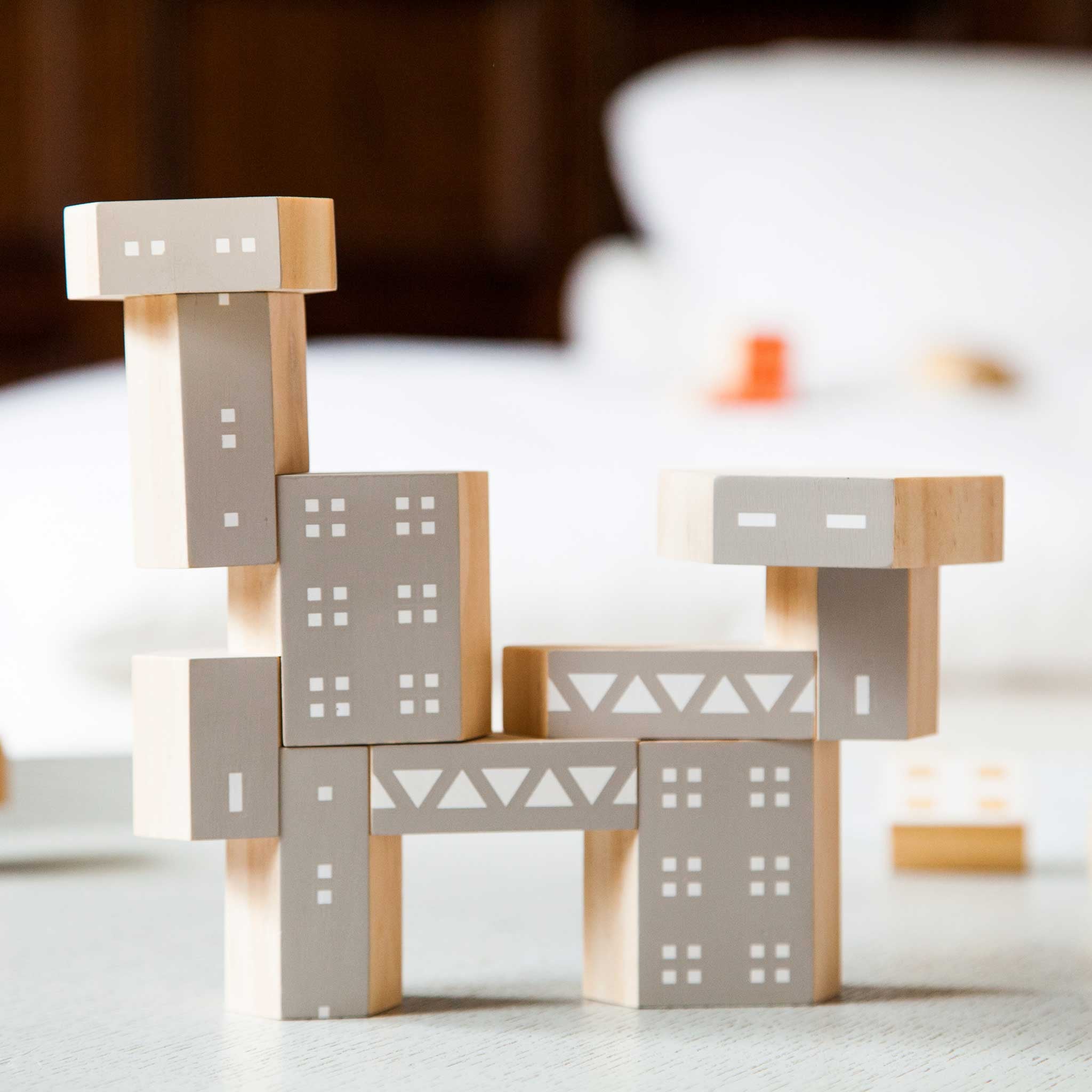 BLOCKITECTURE® | BRUTALISM | Holz Architektur BAUSTEINE | James Paulius | Areaware