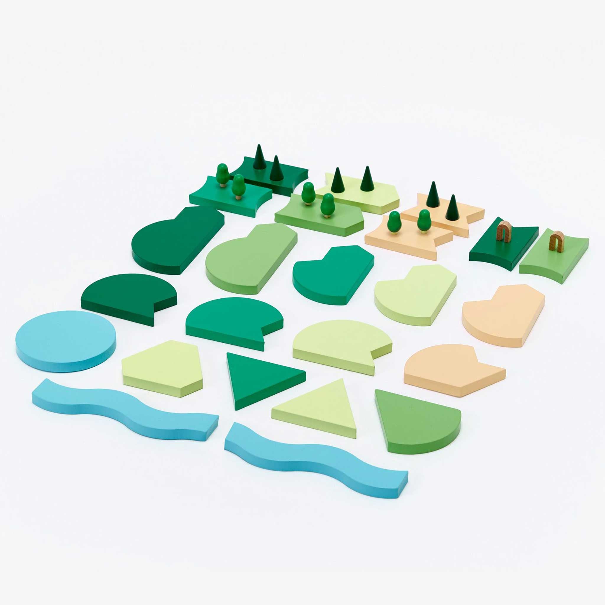 BLOCKITECTURE® | PARKLAND | Holz Architektur BAUSTEINE | James Paulius | Areaware