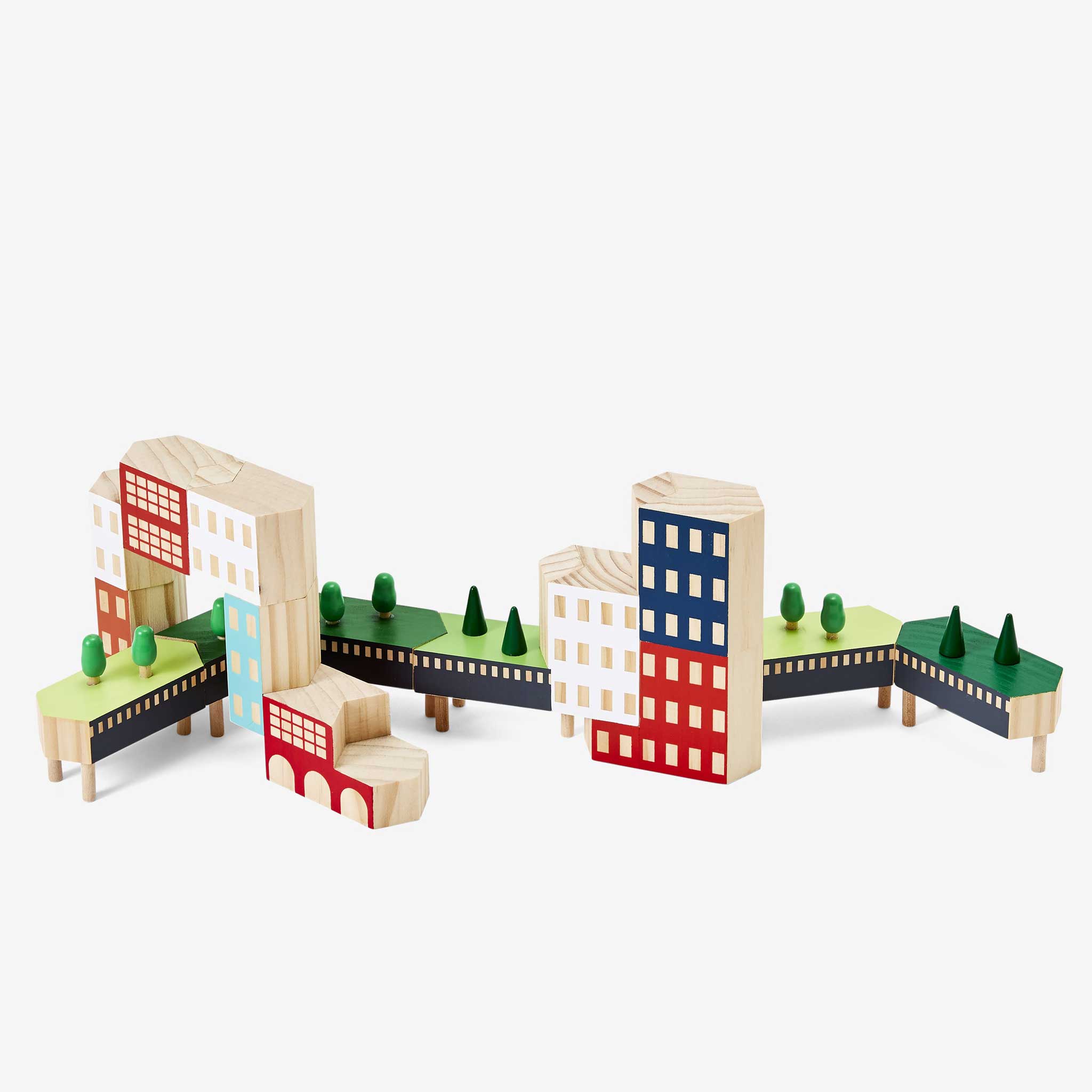 BLOCKITECTURE® New York City | Greenway | Holz Architektur BAUKLÖTZE | James Paulius | Areaware - Charles & Marie