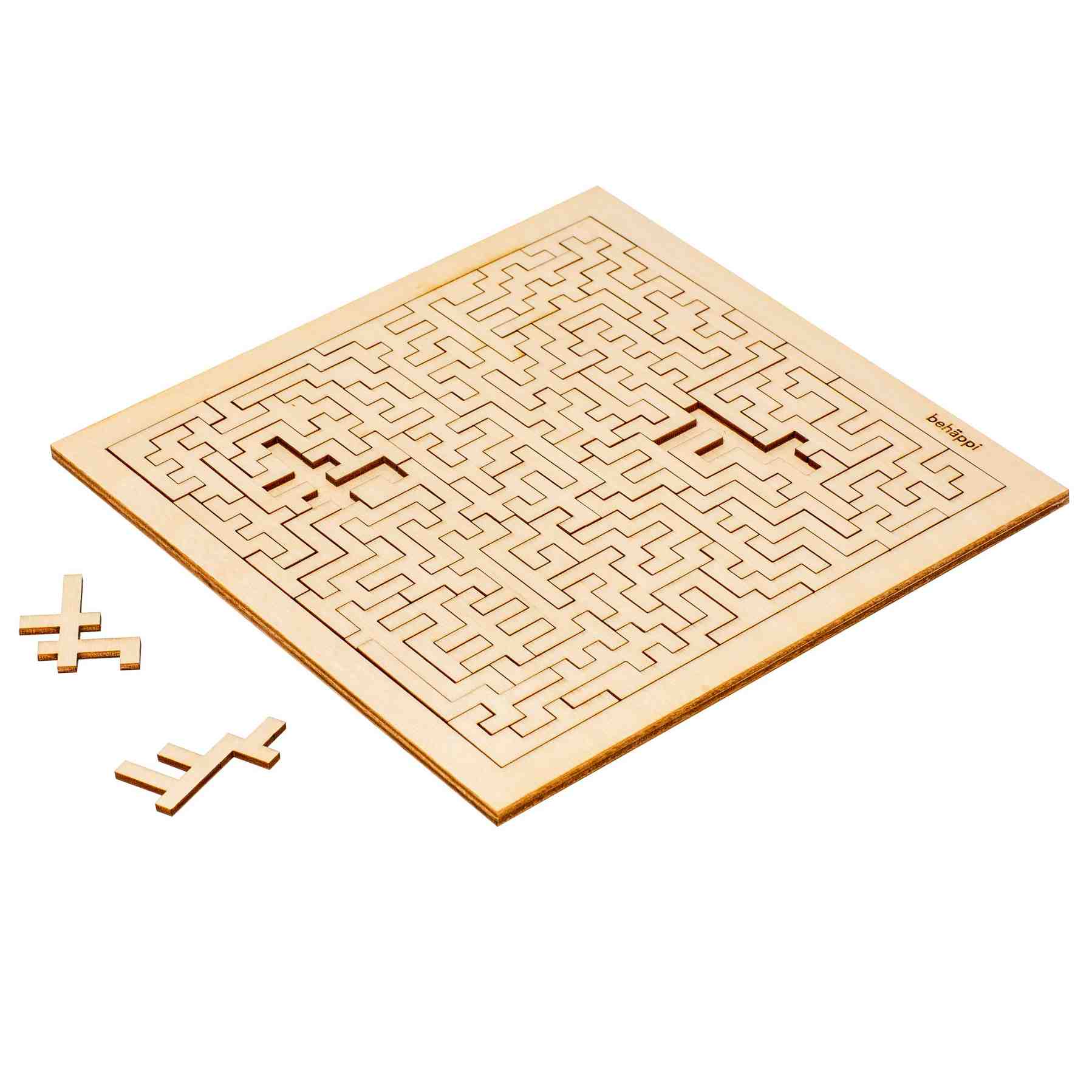 BOXY | Außergewöhnliche IQ-PUZZLE aus Holz | Behäppi - Charles & Marie