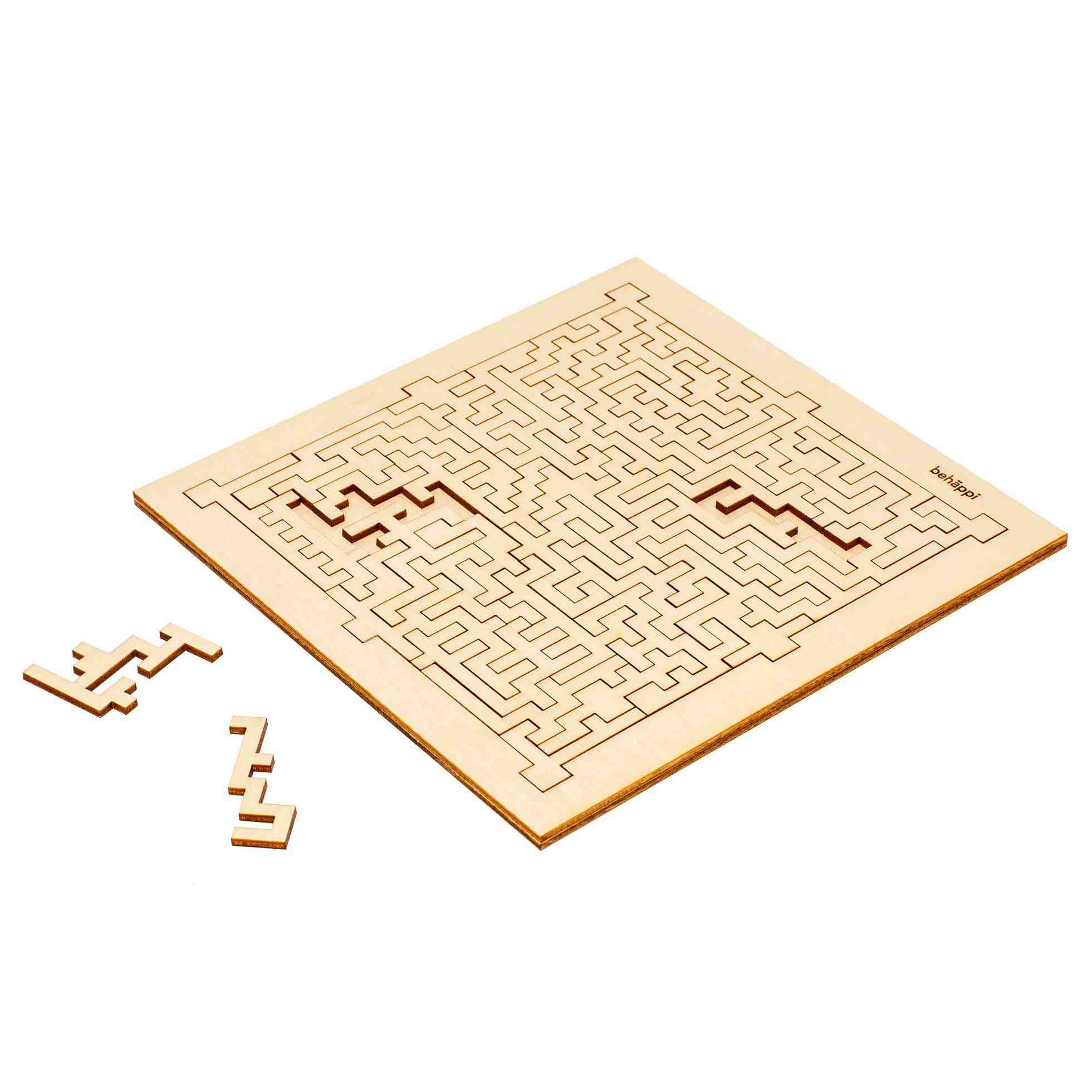 BOXY | Außergewöhnliche IQ-PUZZLE aus Holz | Behäppi - Charles & Marie