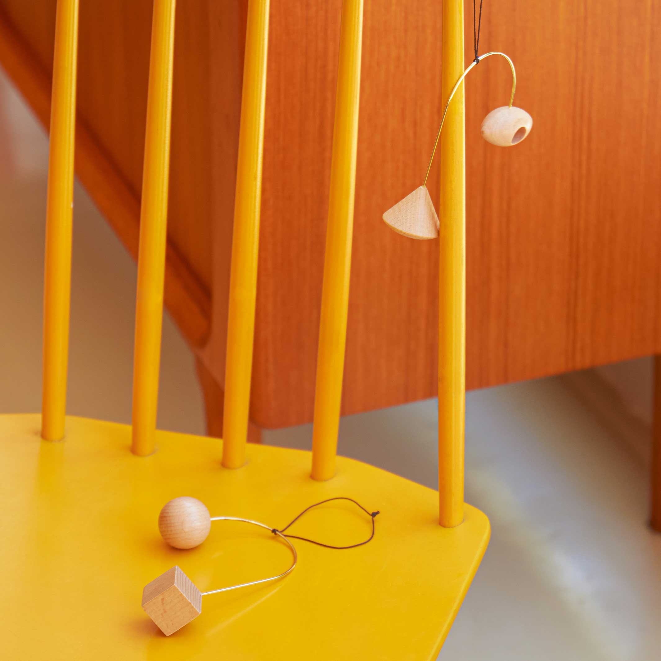 BRASS ORNAMENTS | WEIHNACHTSBAUM-SCHMUCK | 3er Set Messing & Holz in vers. Formen | Pat Kim | Areaware