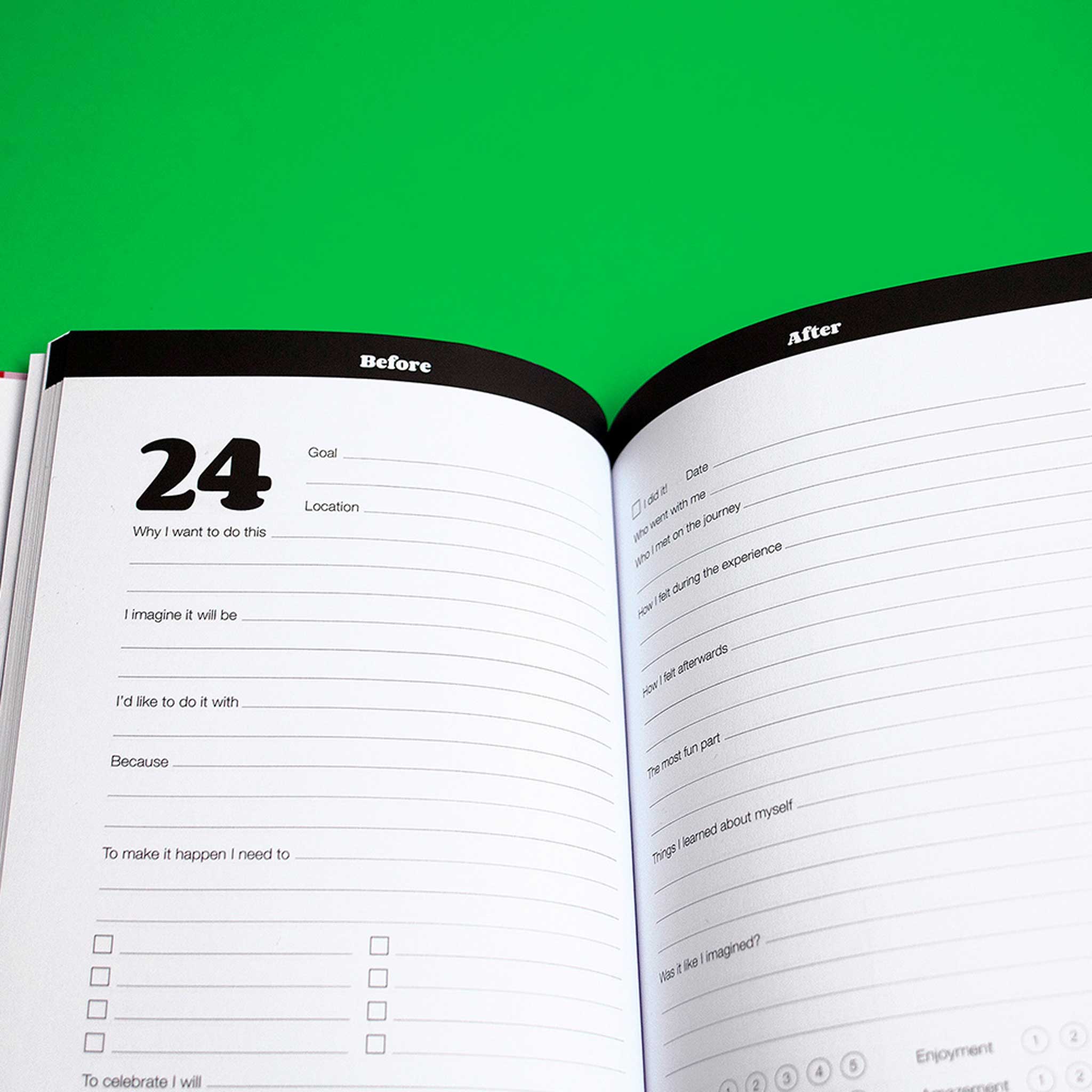 BUCKET LIST & LIFE BOOK & THREE YEAR JOURNAL | Set aus 3 LEBENSZIELE PLANER & BÜCHER | A5 | nolki - Charles & Marie