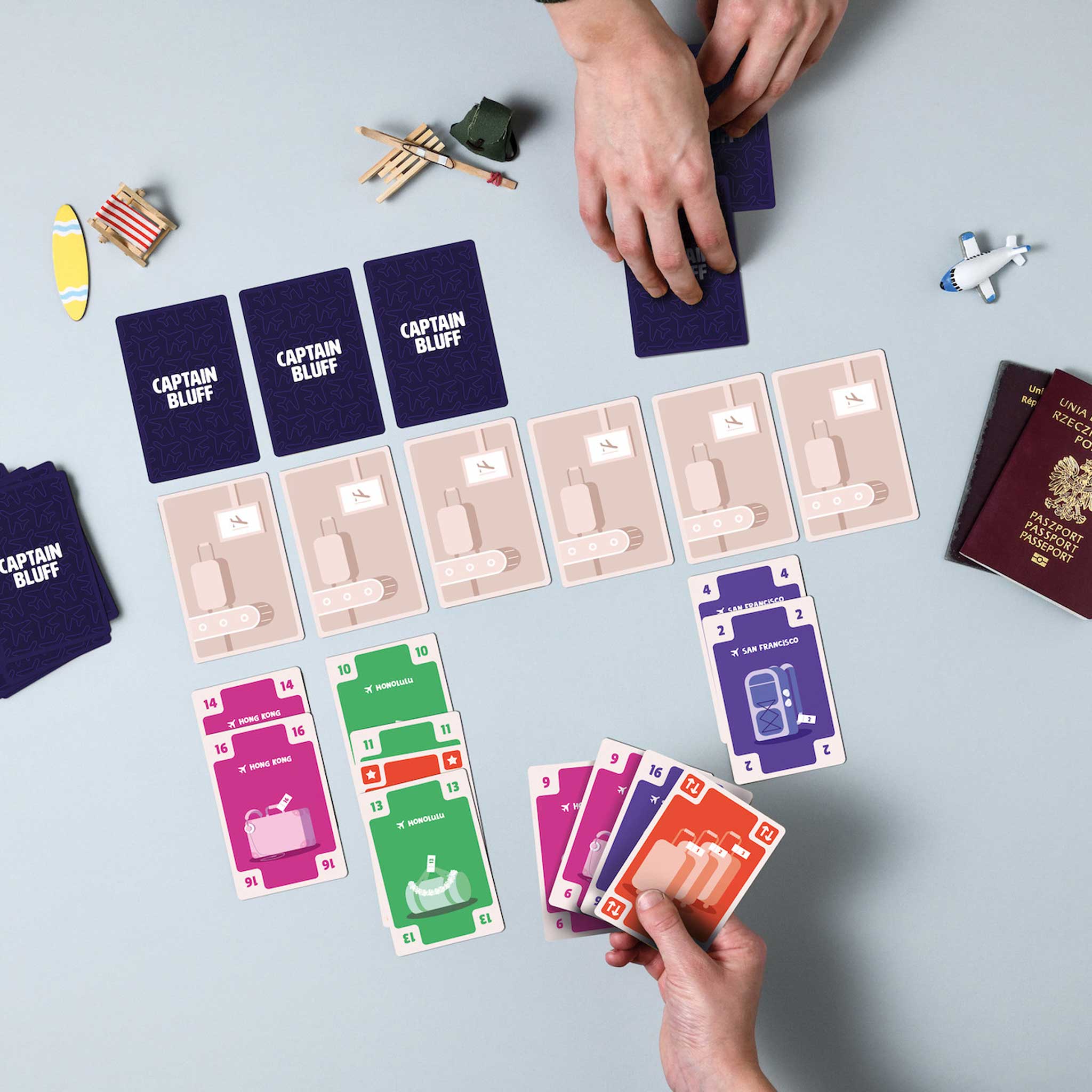 CAPTAIN BLUFF | Bluff- & Gedächtnis KARTENSPIEL | Helvetiq - Charles & Marie
