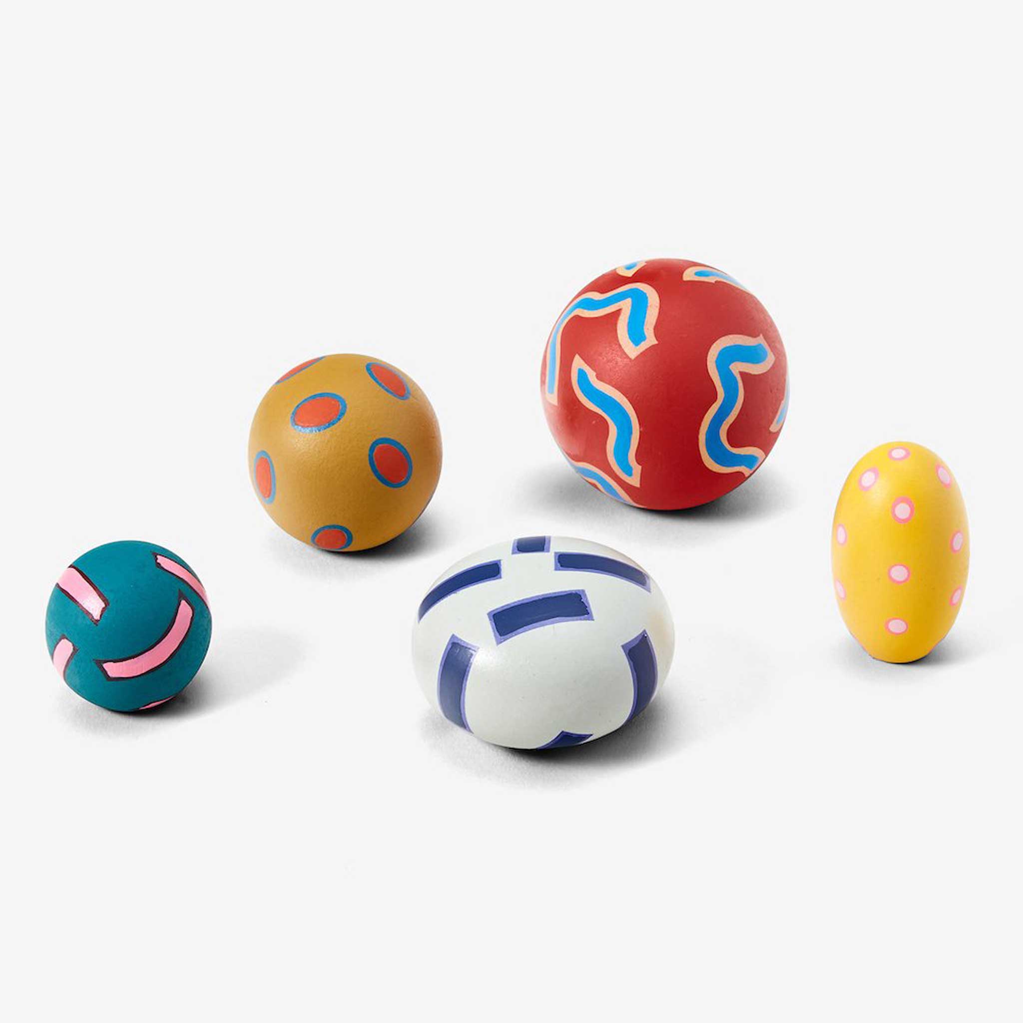 CHIAOZZA WALL HOOKS | vers. GARDEROBENHAKEN | 5er Set | Areaware - Charles & Marie