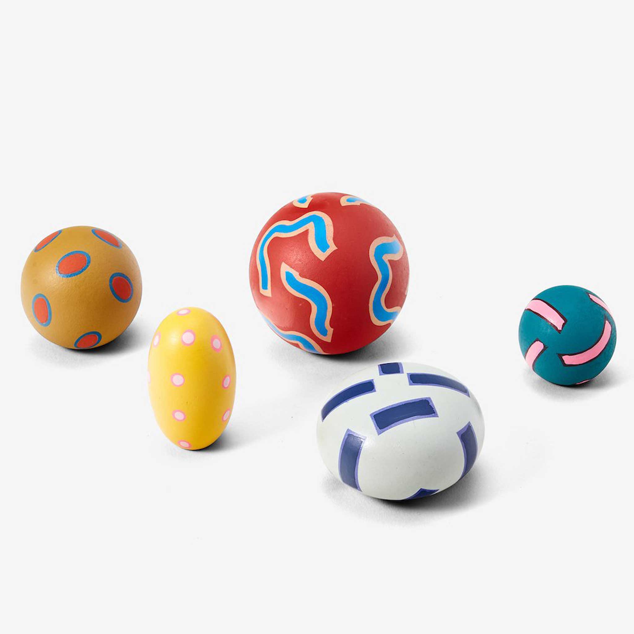 CHIAOZZA WALL HOOKS | vers. GARDEROBENHAKEN | 5er Set | Areaware - Charles & Marie