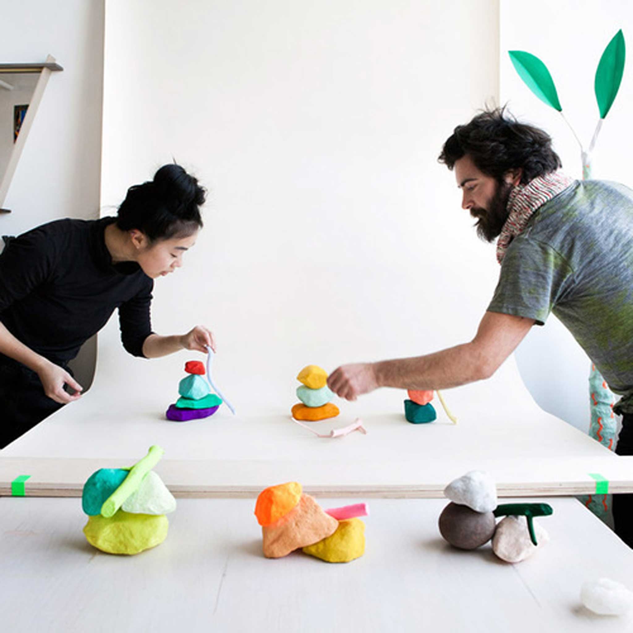 CHIAOZZA WALL HOOKS | vers. GARDEROBENHAKEN | 5er Set | Areaware - Charles & Marie