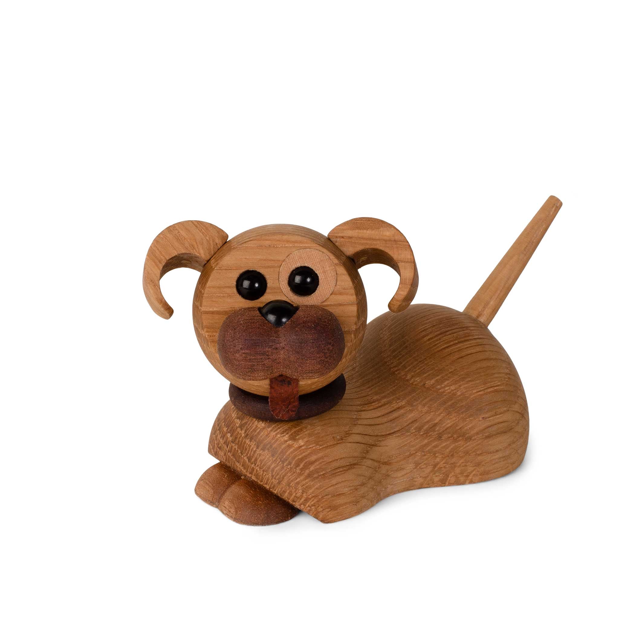 COCO | lustige, liegende HUNDE WELPIN | Holz-DEKOFIGUR | Chresten Sommer | Spring Copenhagen - Charles & Marie