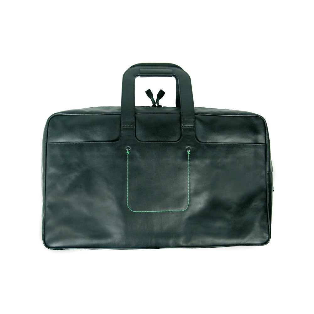 TRAVELING BAG | Schwarze LEDER-REISETASCHE | Alfredo Haeberli | Colin's - Charles & Marie