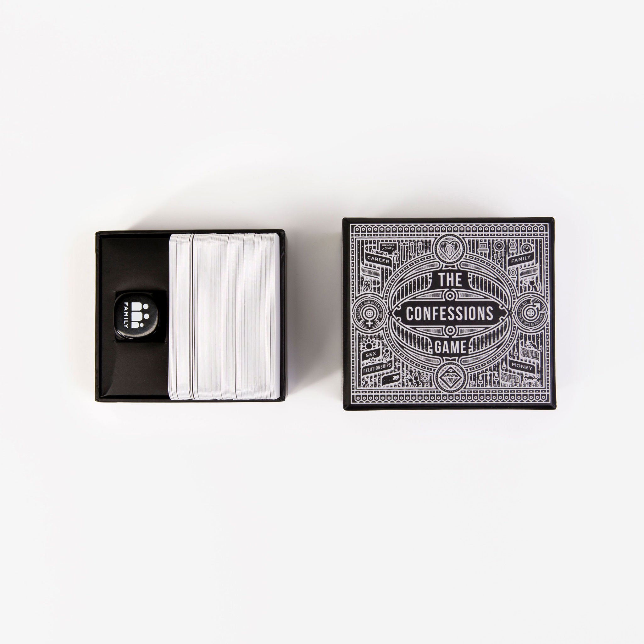 CONFESSIONS GAME | KARTEN- & WÜRFELSPIEL f. Erwachsene | Englische Edition | The School of Life