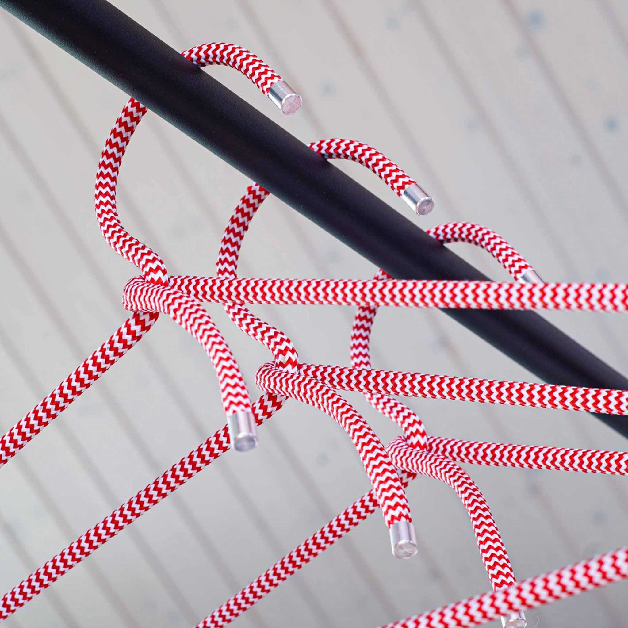 CORD HANGER | dünne Textil-KLEIDERBÜGEL aus Seil mit Alu-Kappen | 5er Set | Peppermint Products - Charles & Marie