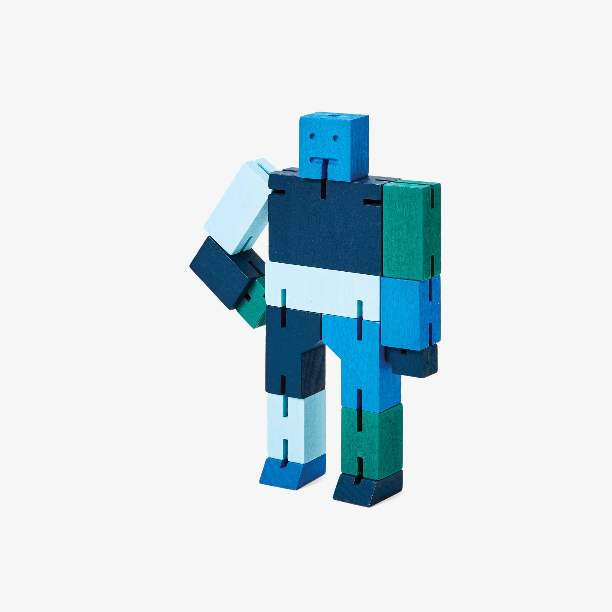 CUBEBOT® Capsule Collection | 3D PUZZLE ROBOTER | Blau Multi | David Weeks | Areaware
