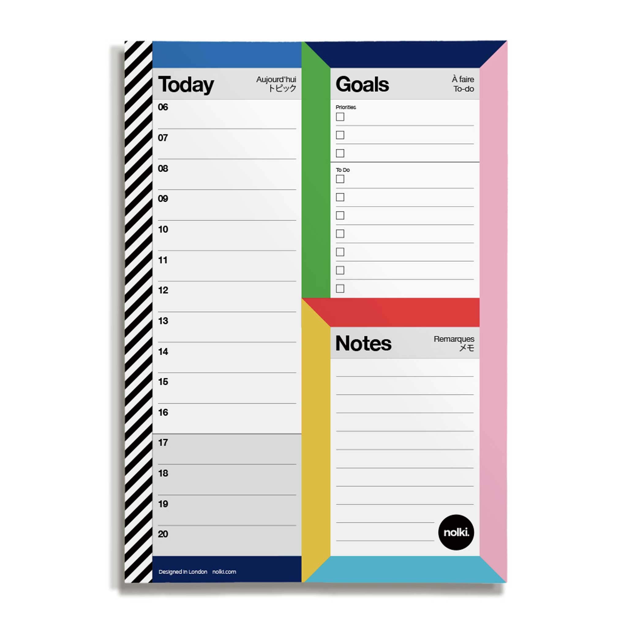 DAYPAD Runway | TAGESPLANER | A5 & 100 Seiten | nolki - Charles & Marie