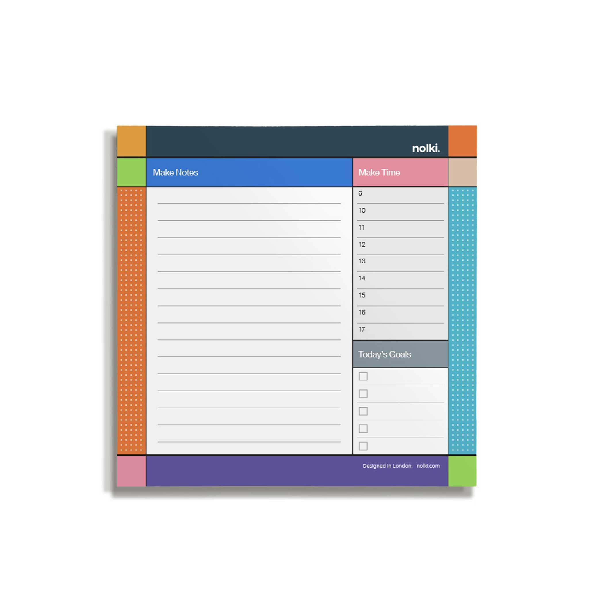 DAYPAD Midtown | quadratischer TAGESPLANER | 100 Seiten | nolki