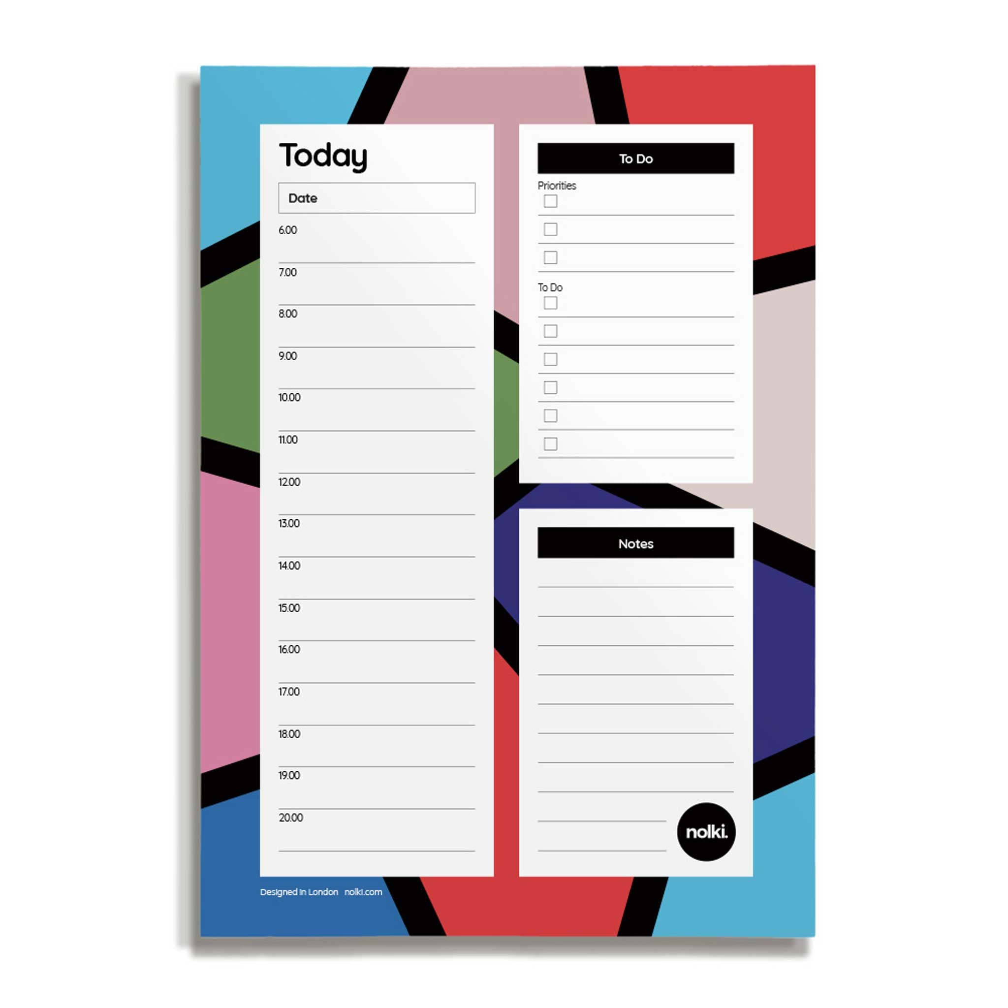 DAYPAD Aurora | TAGESPLANER | A5 & 100 Seiten | nolki - Charles & Marie