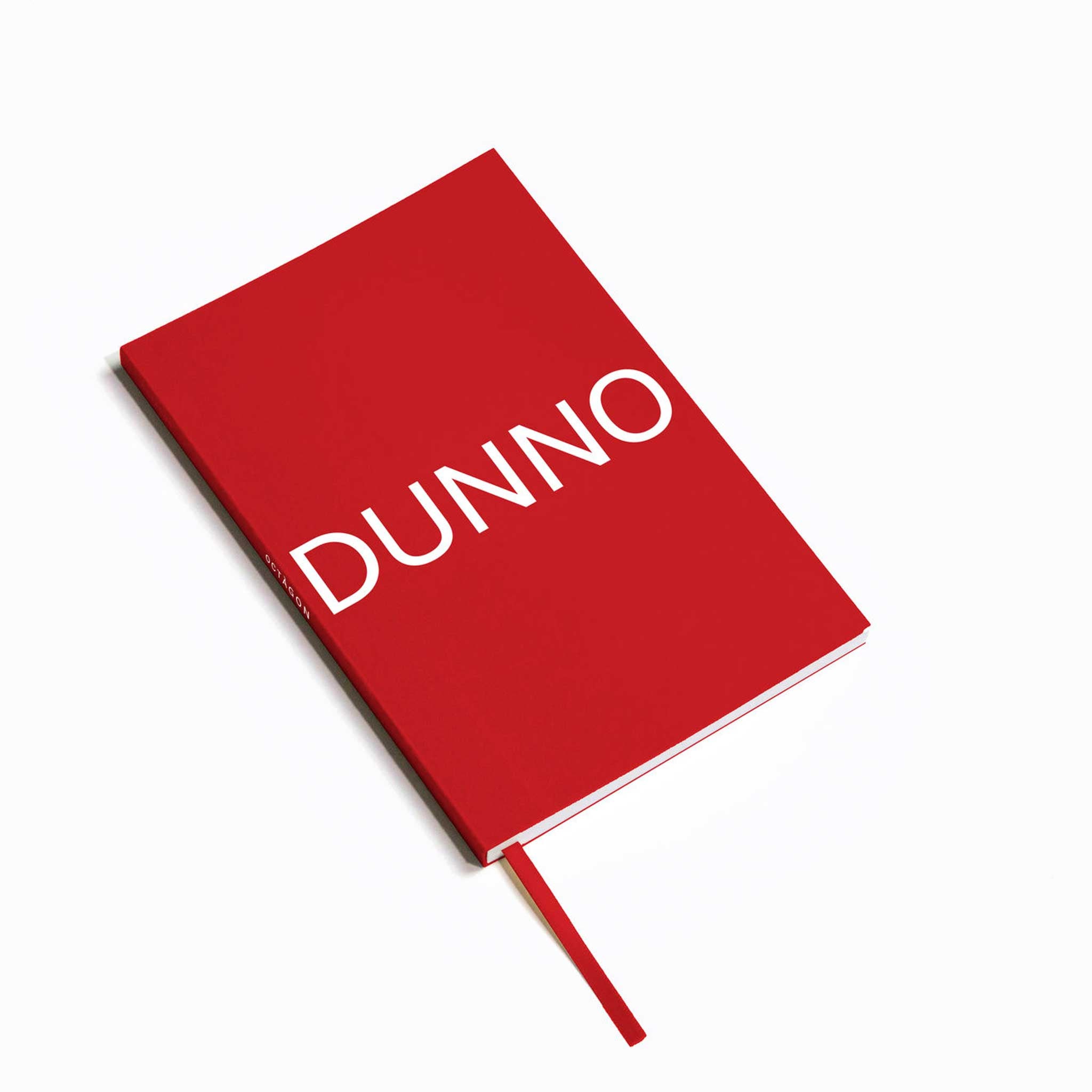 DUNNO | Rotes NOTIZBUCH | A5 mit Punktraster | Octàgon Design - Charles & Marie