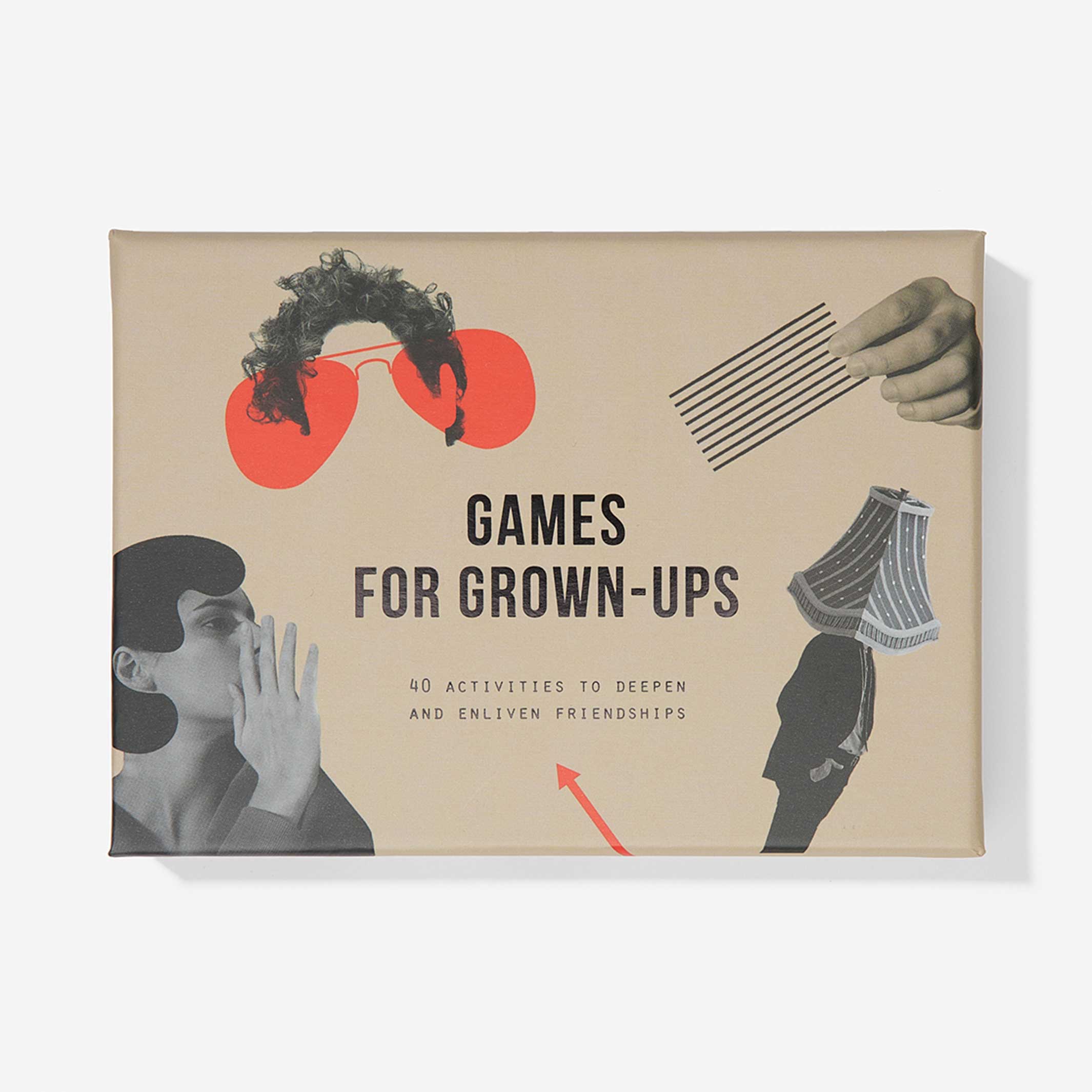 GAMES FOR GROWN-UPS | Set of 40 cards | English Edition | The School of Life