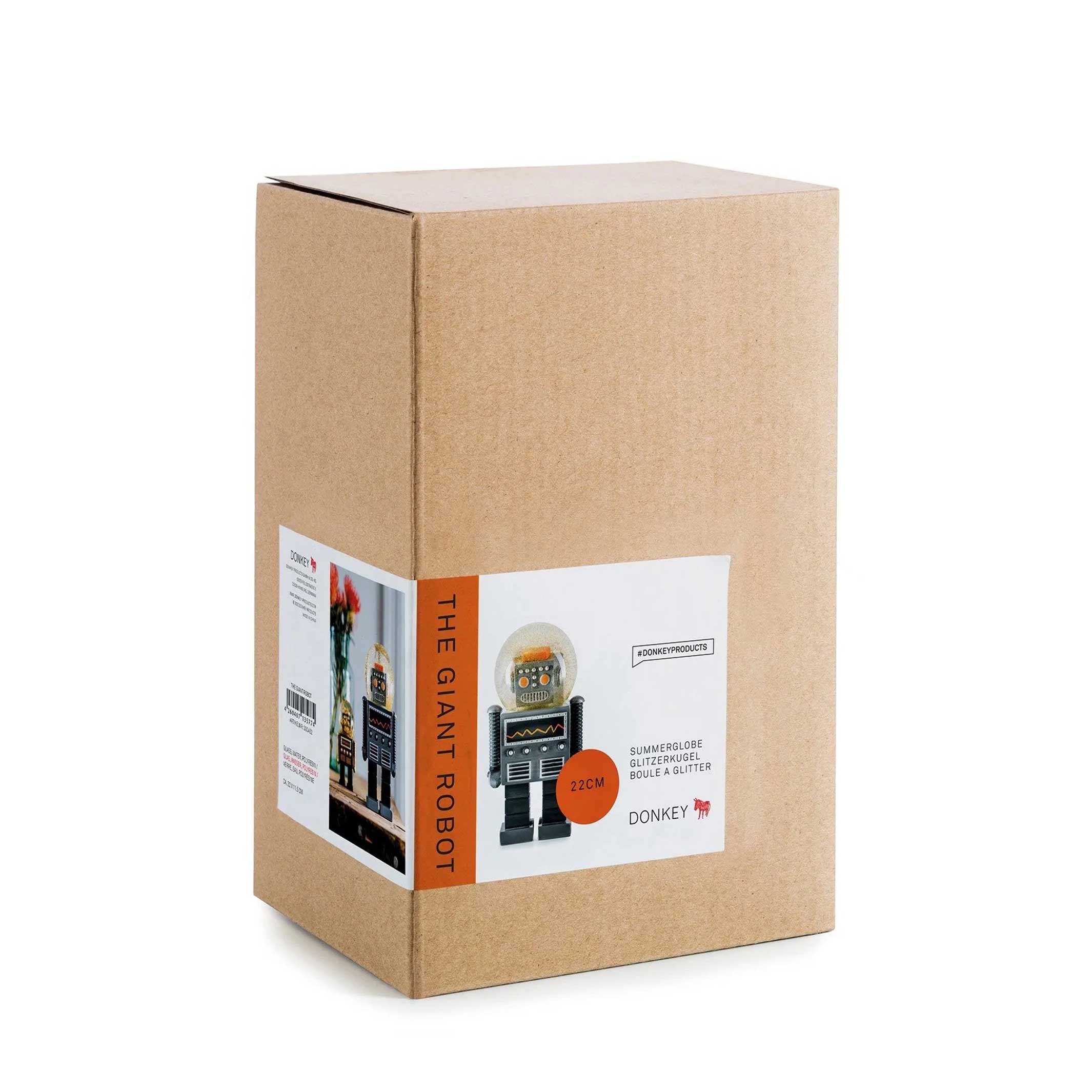 SUMMERGLOBE THE GIANT ROBOT | Large ROBOT with GLITTER BALL | Donkey Products