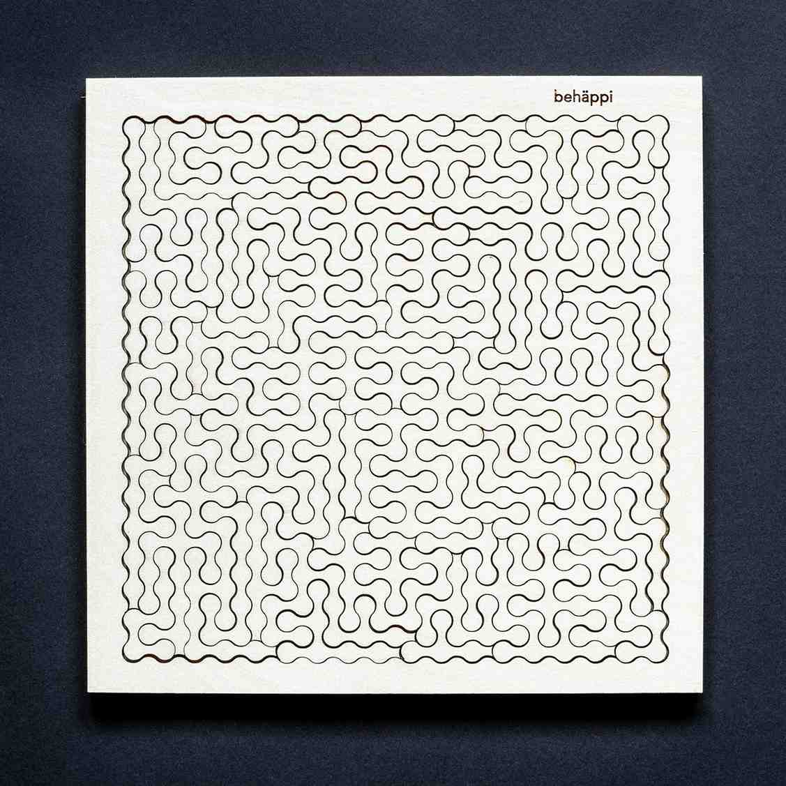 HOOP | Außergewöhnliche IQ-PUZZLE aus Holz | Level Schwer | Behäppi