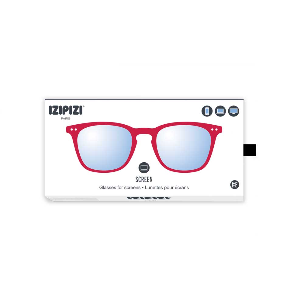 SCREEN READING | Modell #E | Rote BILDSCHIRM-BRILLE | IZIPIZI - Charles & Marie