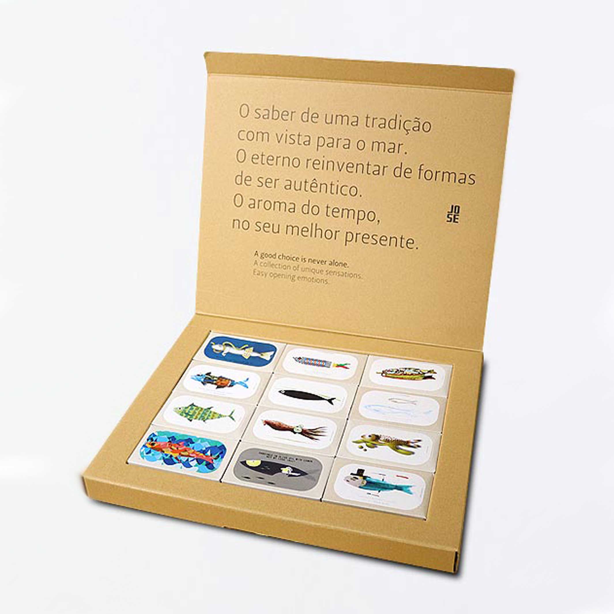 Feinkost FISCHKONSERVEN | 12er GESCHENK-SET | José Gourmet