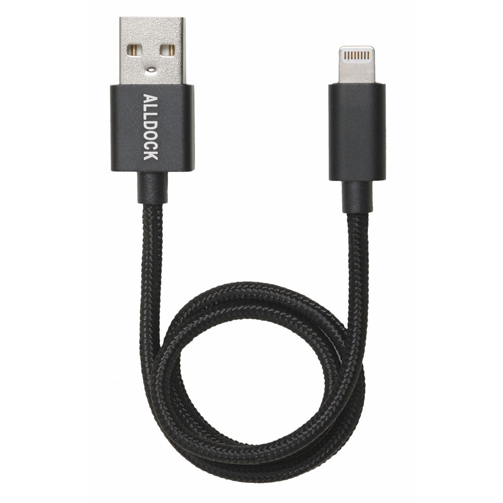 USB Textil-VERBINDUNGS- & LADEKABEL | 35cm | AllDock