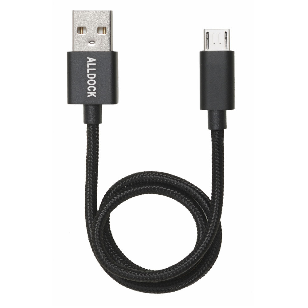 USB Woven CONNECTING & CHARGING CABLE | 35cm | AllDock