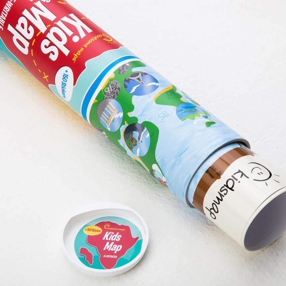 Kids Map | Interaktive Kinder-WELTKARTE | Awesome Maps - Charles & Marie