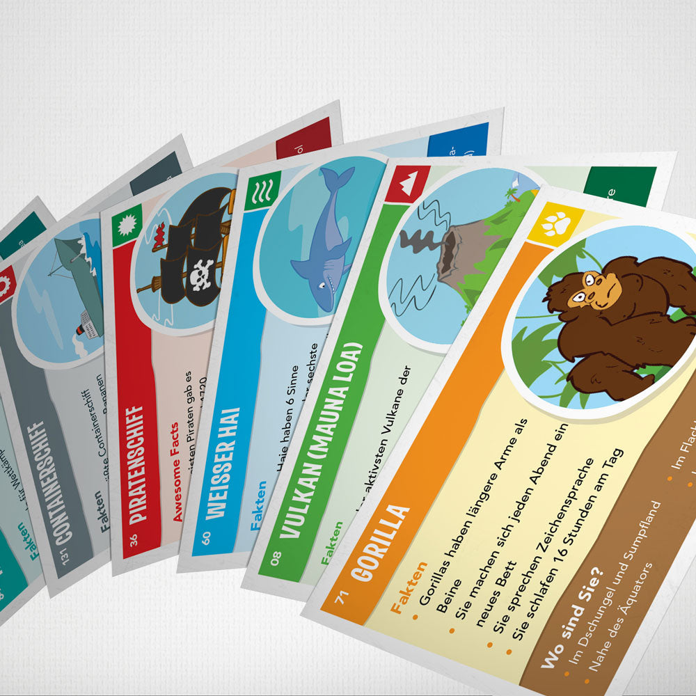 KidsMap Expedition | Spielkarten zur Kids Map - Charles & Marie