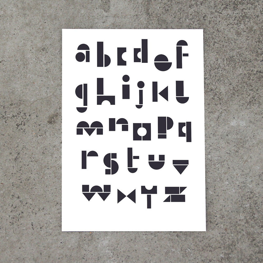 SNUG.ABC | Buchstaben POSTKARTEN-SET | Snug Studio - Charles & Marie
